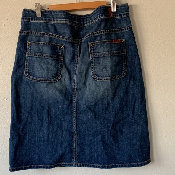 7 for all Mankind Denim Skirt - Picture 3 of 4